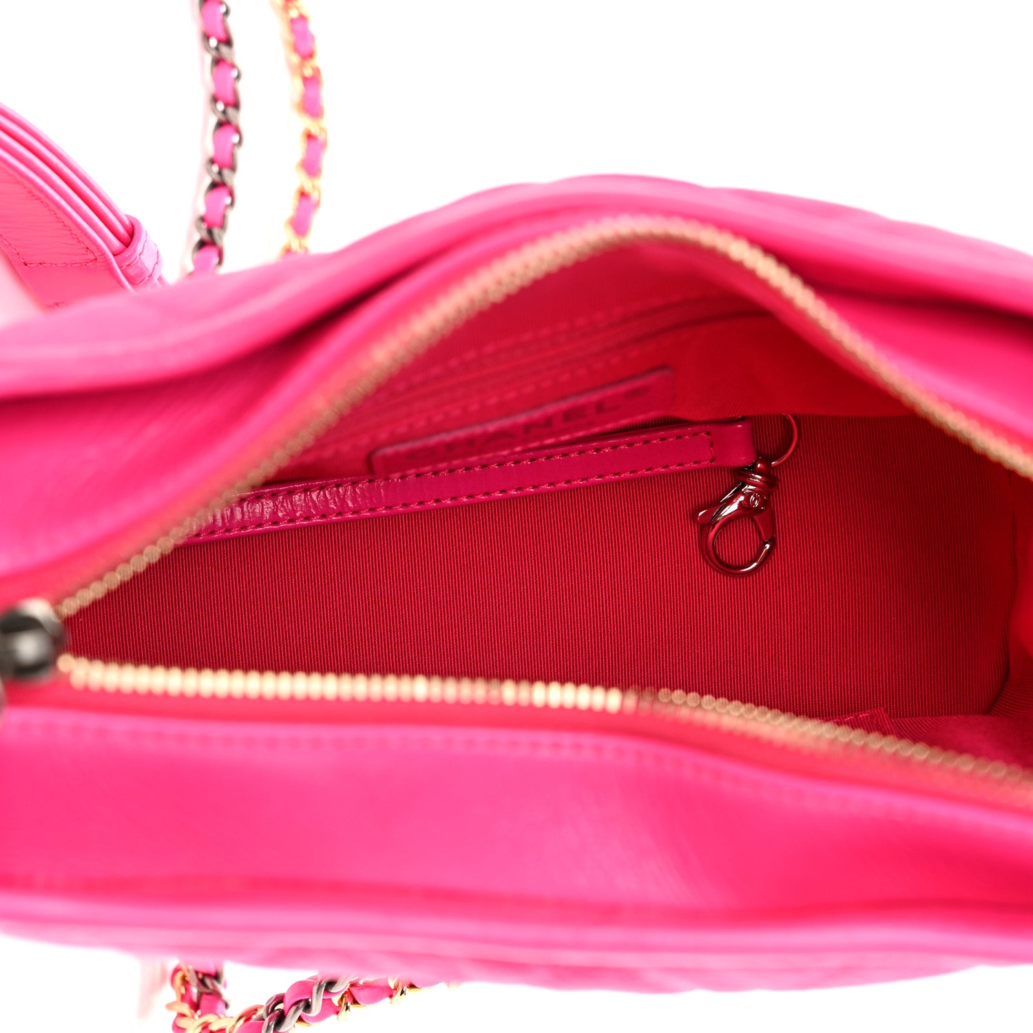 Chanel Goatskin Quilted Small Gabrielle Hobo Pink 4 of 10