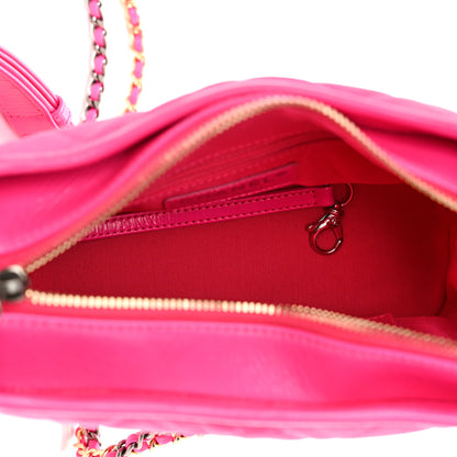 Chanel Goatskin Quilted Small Gabrielle Hobo Pink 4 of 10