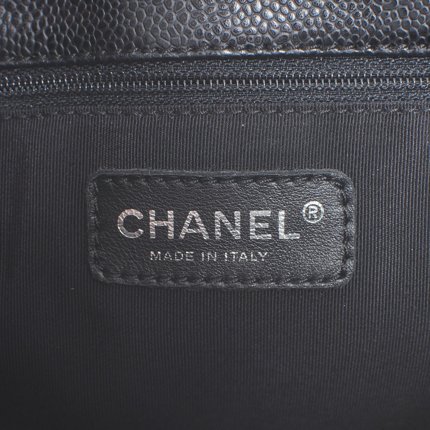 Chanel Caviar Petit Shopping Tote PST Black 6 of 7