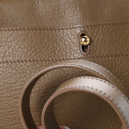 Saint Laurent Calfskin Canvas Medium Muse Two Taupe Pink 15 of 17