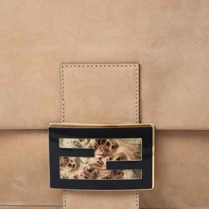 Fendi Vitello Savana Big Mama Baguette Caramello Tartaruga Natural 9 of 14