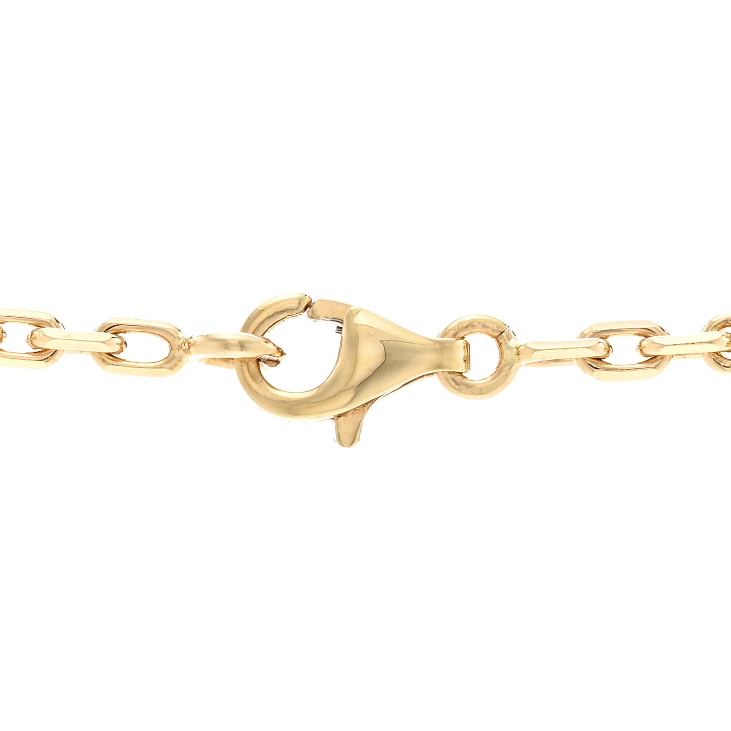 18K Yellow Gold Mother of Pearl 20 Motifs Vintage Alhambra Necklace