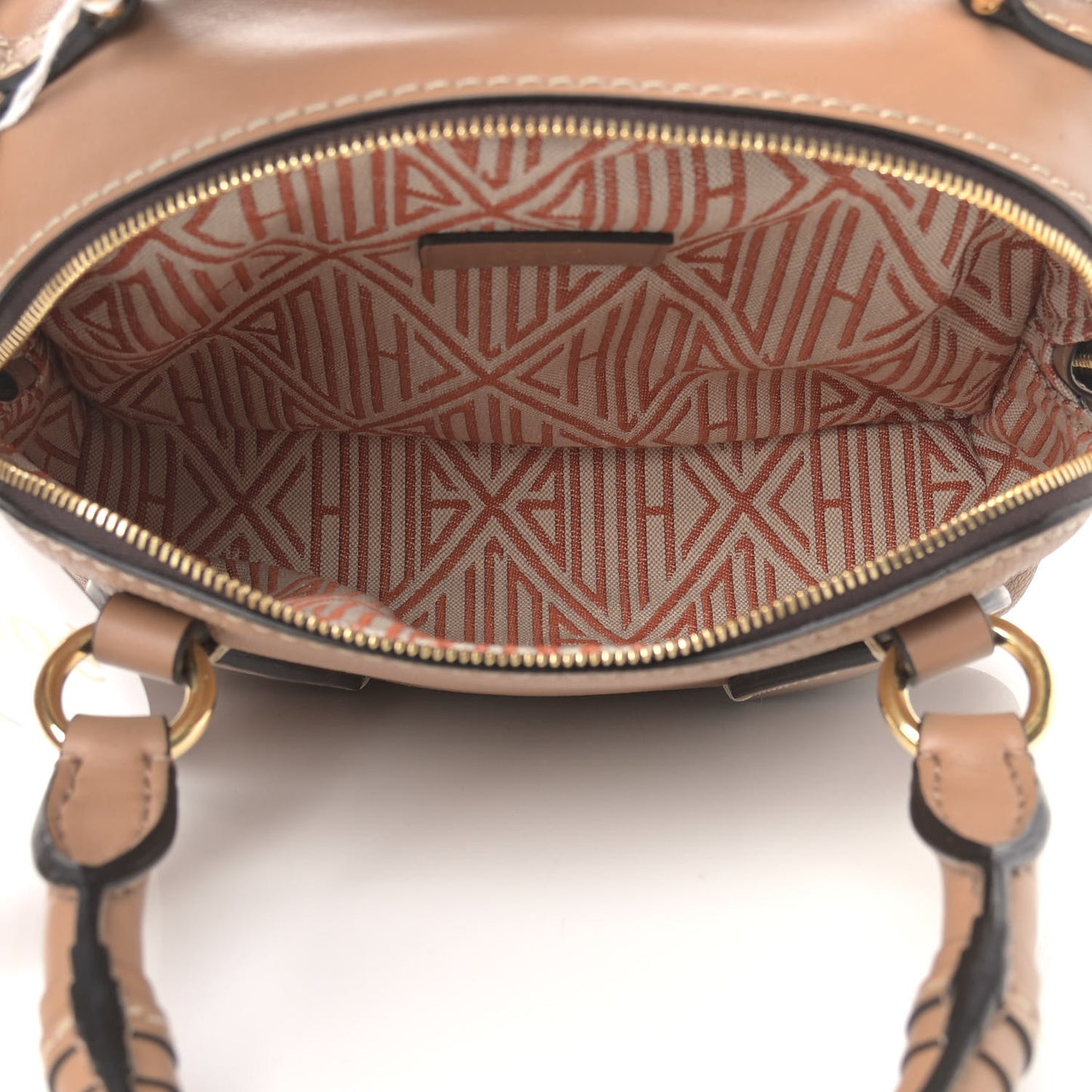 Calfskin Small Daria Cement Brown