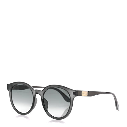 Gucci Acetate Round Sunglasses GG0794S Black 1 of 8