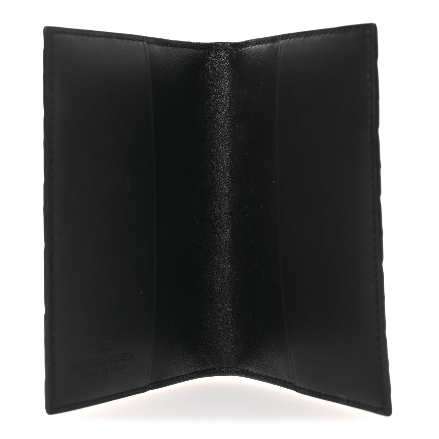 Bottega Veneta Nappa Intrecciato Passport Case Black 5 of 7