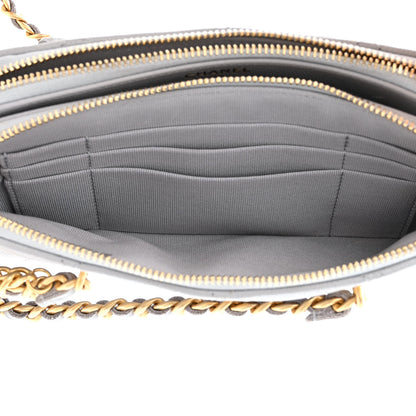 Chanel Caviar Quilted Phone Holder Grey 7 of 14