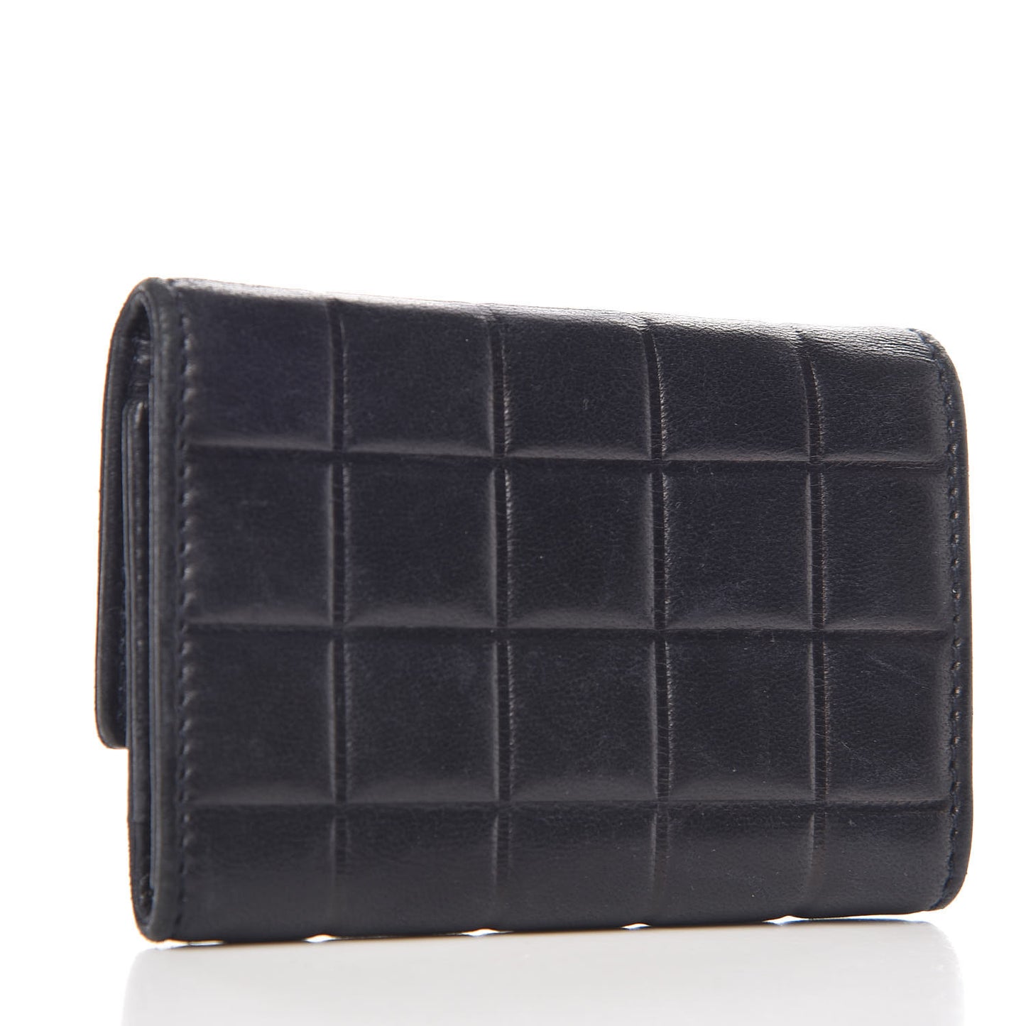 Lambskin Chocolate Bar 6 Key Holder Blue