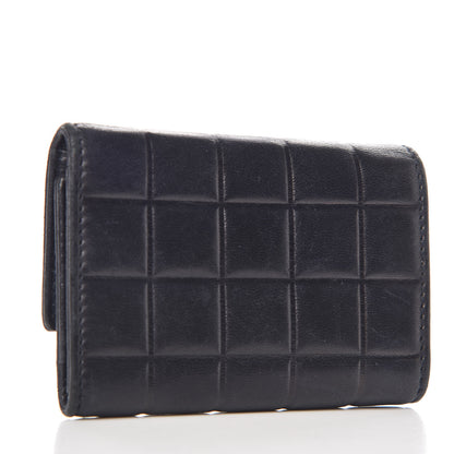 Chanel Lambskin Chocolate Bar 6 Key Holder Blue 3 of 11