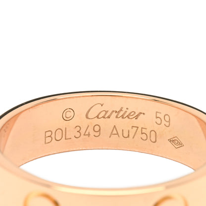 Cartier 18K Pink Gold 5.5mm LOVE Ring 59 8.75 4 of 4