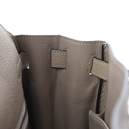 Hermes Togo Kelly Retourne 28 Gris Tourterelle 14 of 33