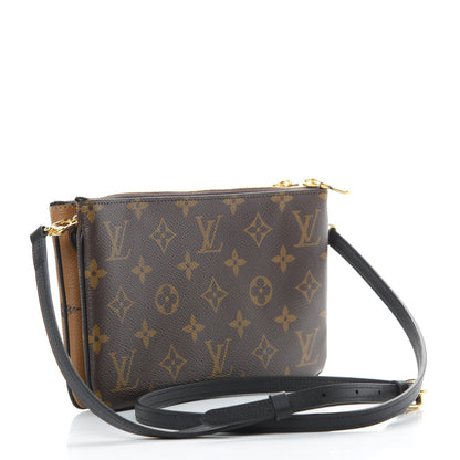 Louis Vuitton Reverse Monogram Giant Double Zip Pochette 3 of 13