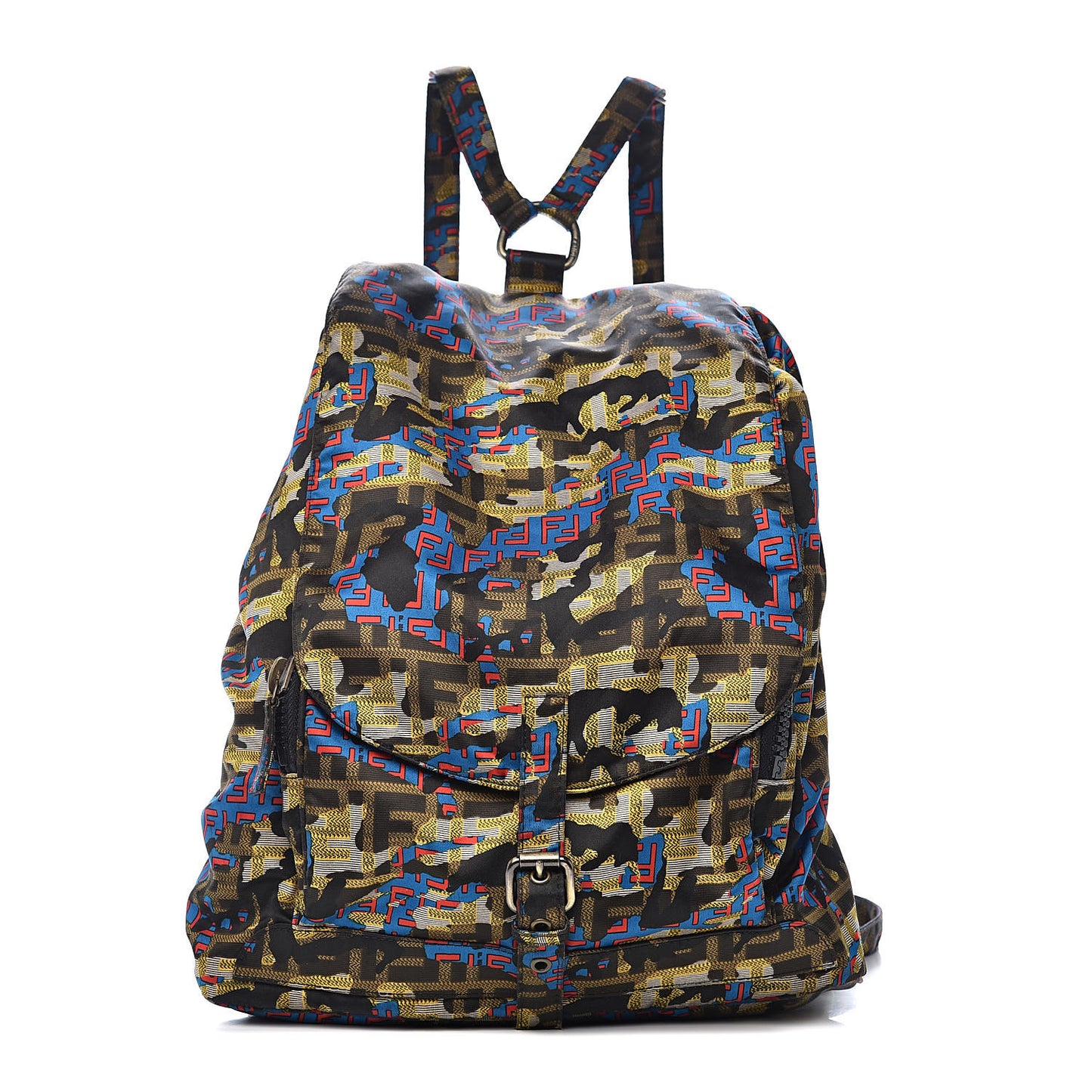 Nylon Vitello FF Print Backpack Multicolor