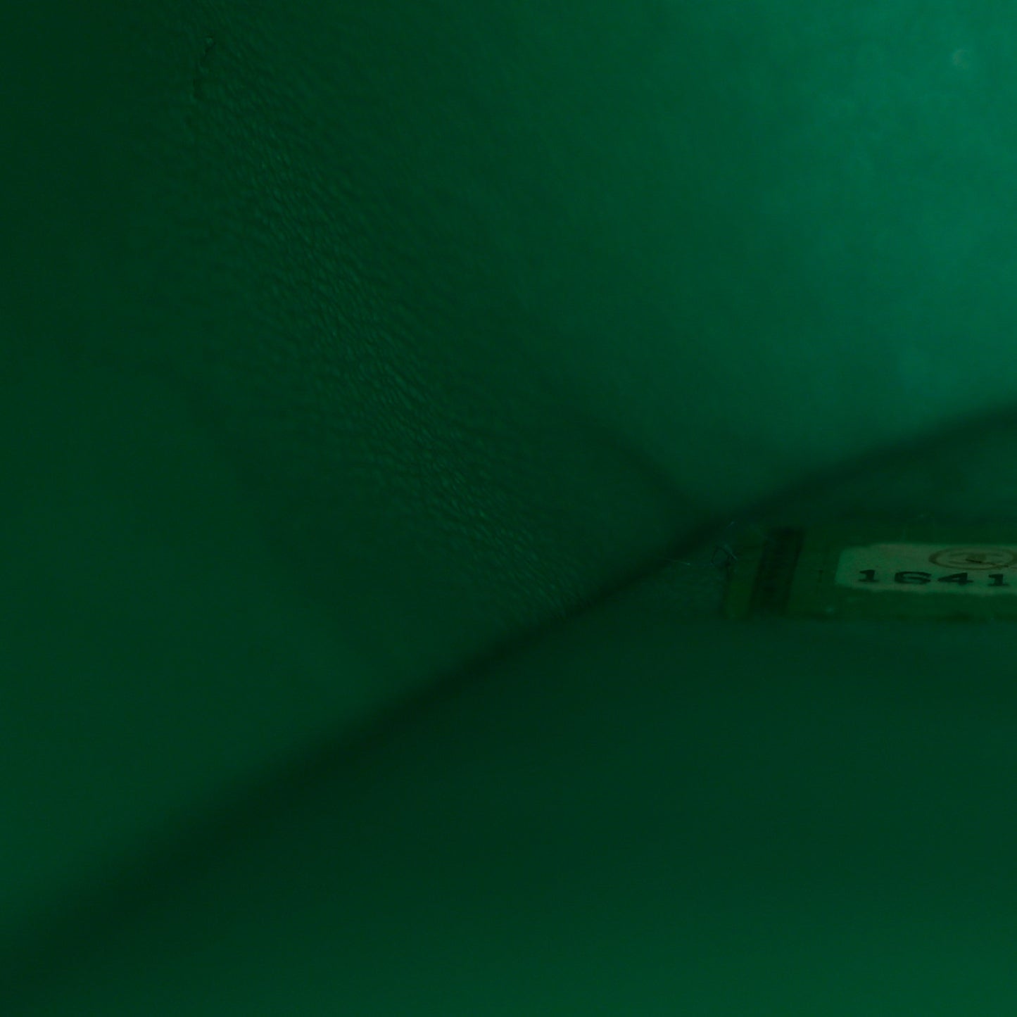 Lambskin Quilted Maxi Double Flap Green