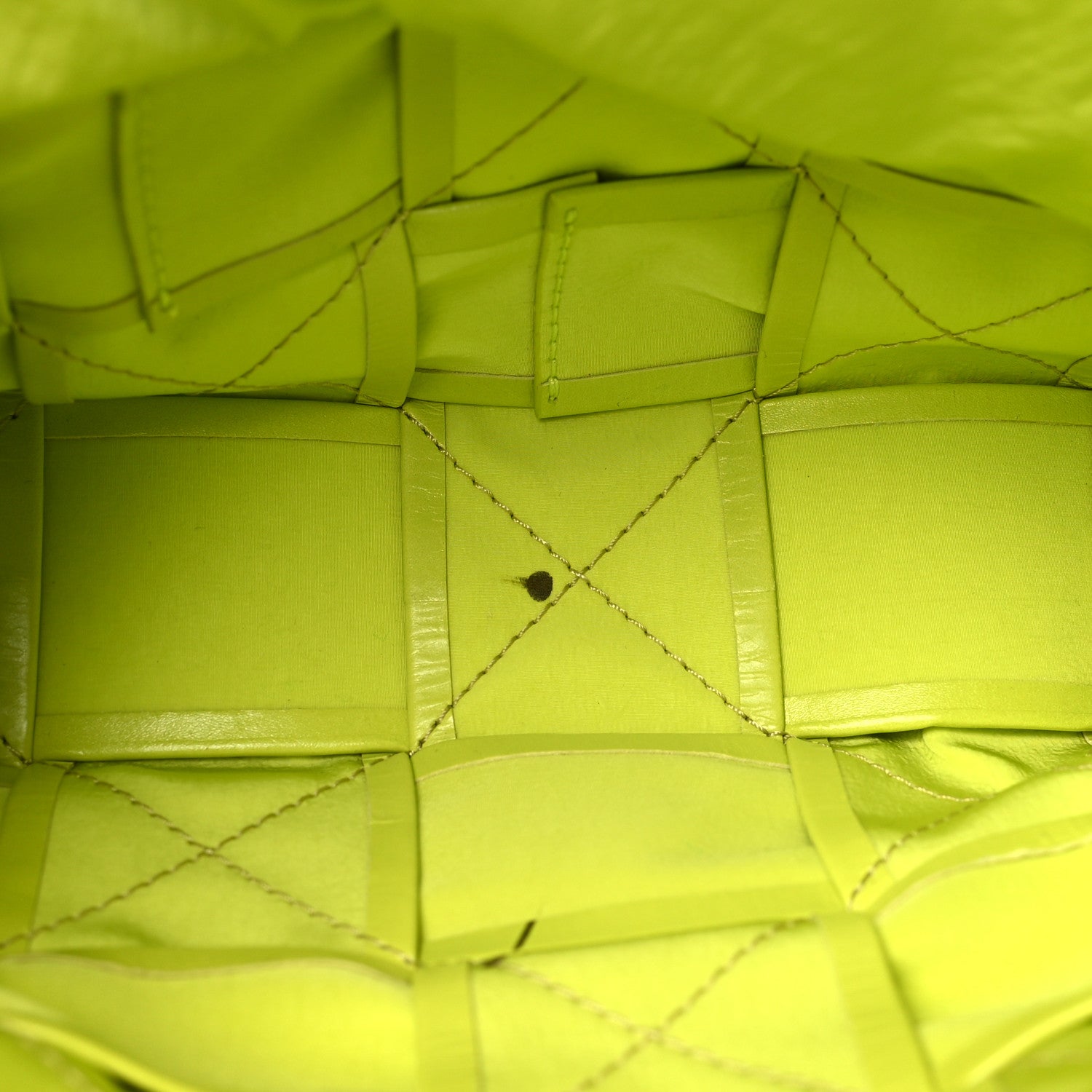 Bottega Veneta Paper Calfskin Maxi Intreccio Small Cassette Crossbody Bag Kiwi 10 of 10