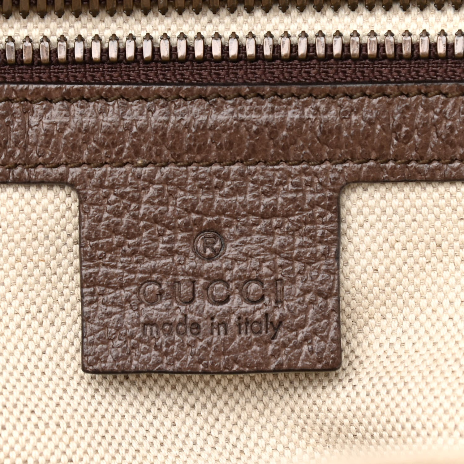 Gucci GG Supreme Monogram Calfskin Web Small Ophidia Day Backpack Beige Ebony New Acero 6 of 11