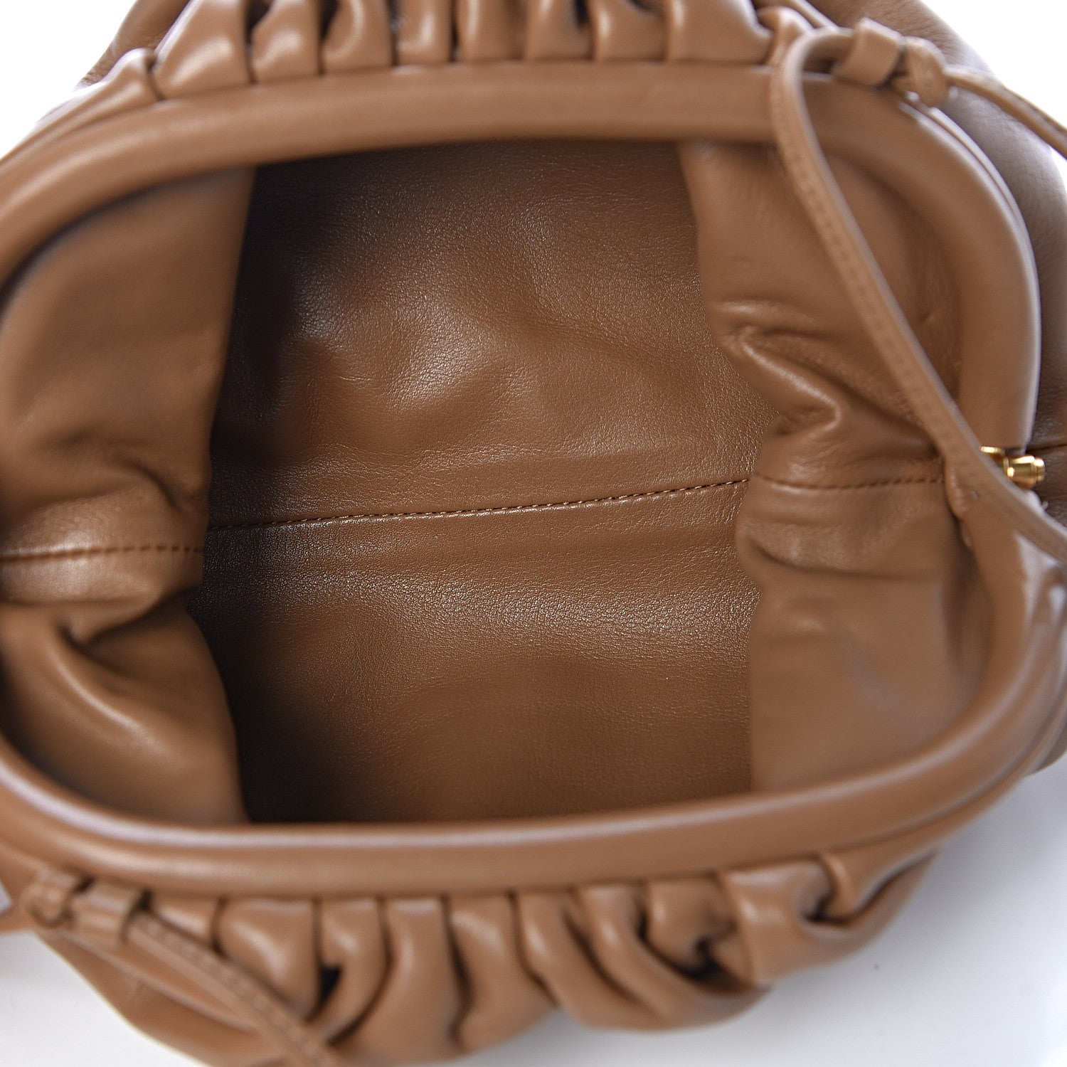 Bottega Veneta Butter Calfskin The Mini Pouch Cammello 5 of 10
