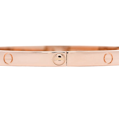 Cartier 18K Pink Gold Small LOVE Bracelet 15 4 of 8