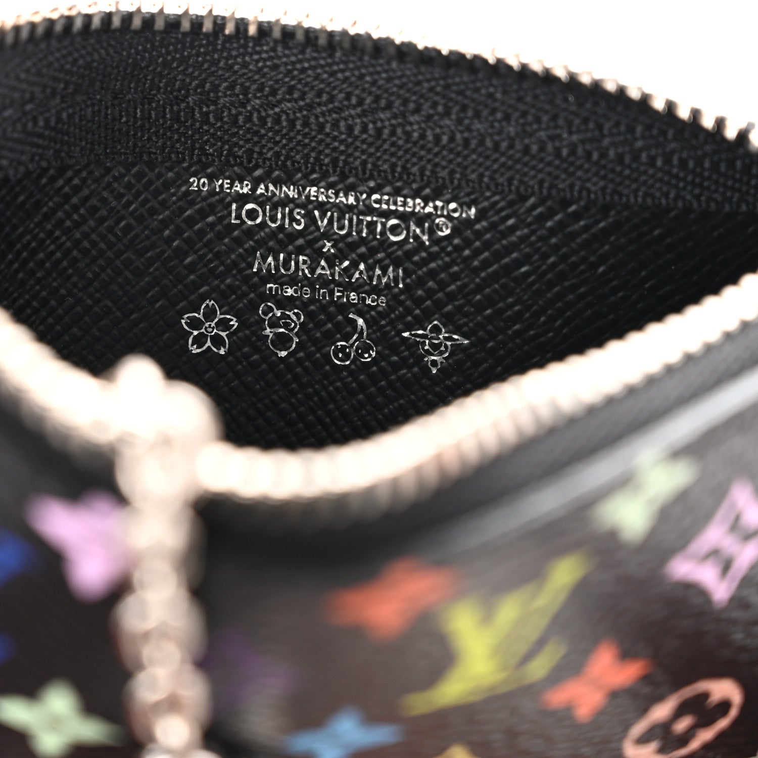 Louis Vuitton LV X TM Monogram Multicolor Key Pouch Black 6 of 8
