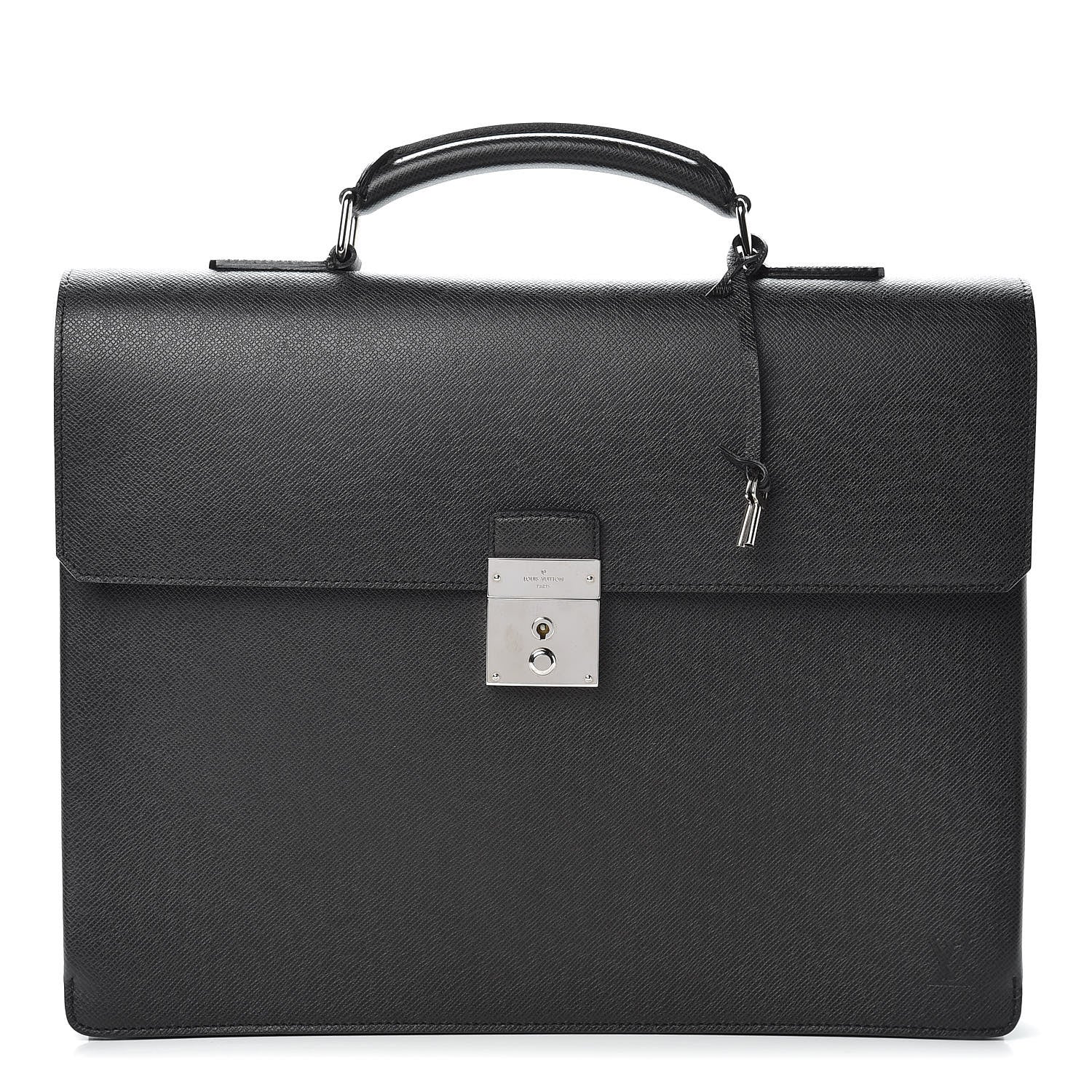 Louis Vuitton Taiga Robusto 1 Compartment Briefcase Black 1 of 12