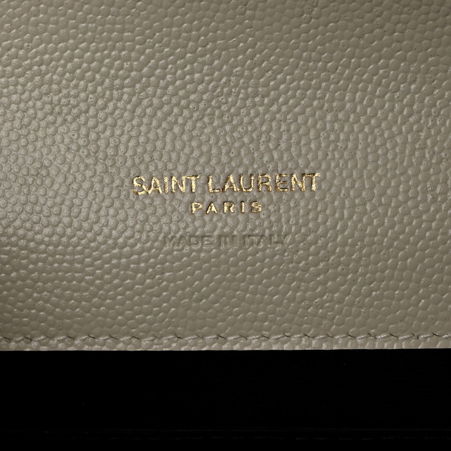Grain De Poudre Textured Mixed Matelasse Triquilt Monogram Clutch Blanc Vintage