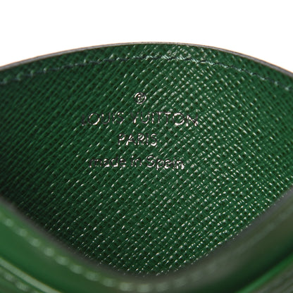 Louis Vuitton Epi Card Holder Menthe 6 of 6