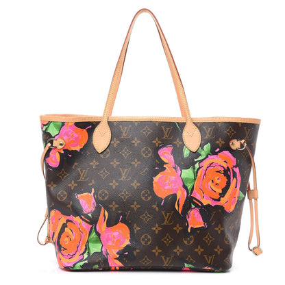 Louis Vuitton Monogram Roses Neverfull MM 1 of 12