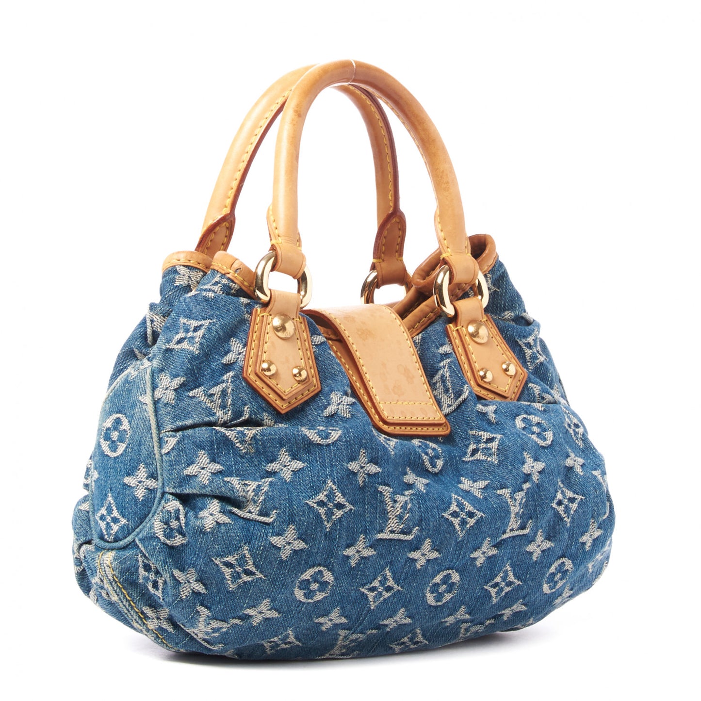 Monogram Denim Pleaty Blue