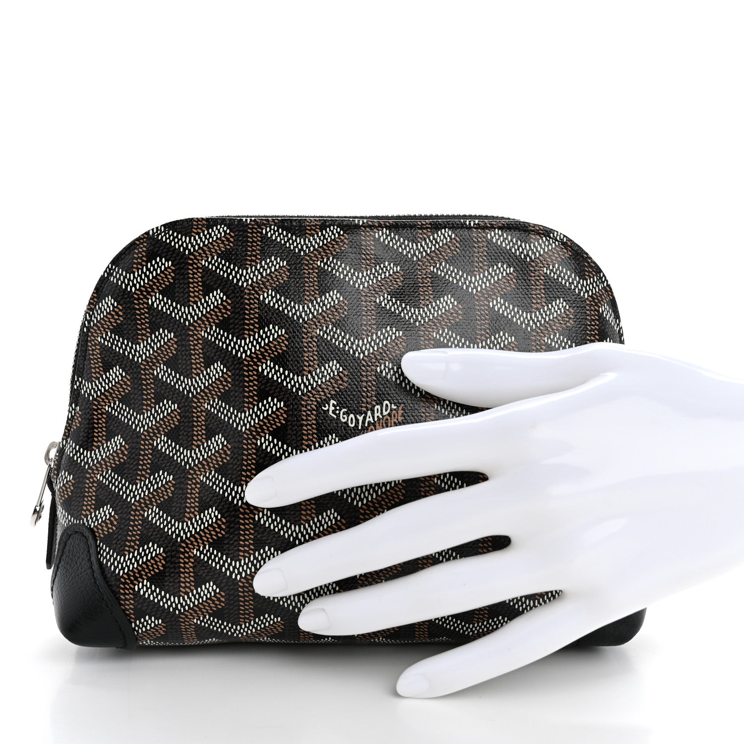 Goyard Goyardine Vendome Toiletry Pouch Black 2 of 8