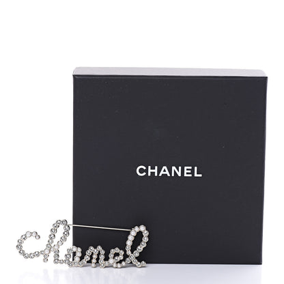 Chanel Metal Glass Swirling Pearls Brooch Pin Gold 5 of 5
