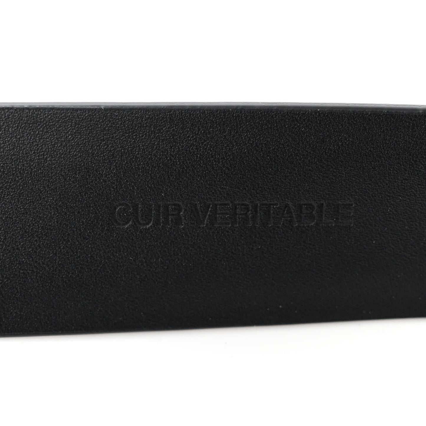 Calfskin Crystal Pearl Caviar CC Belt 90 36 Black