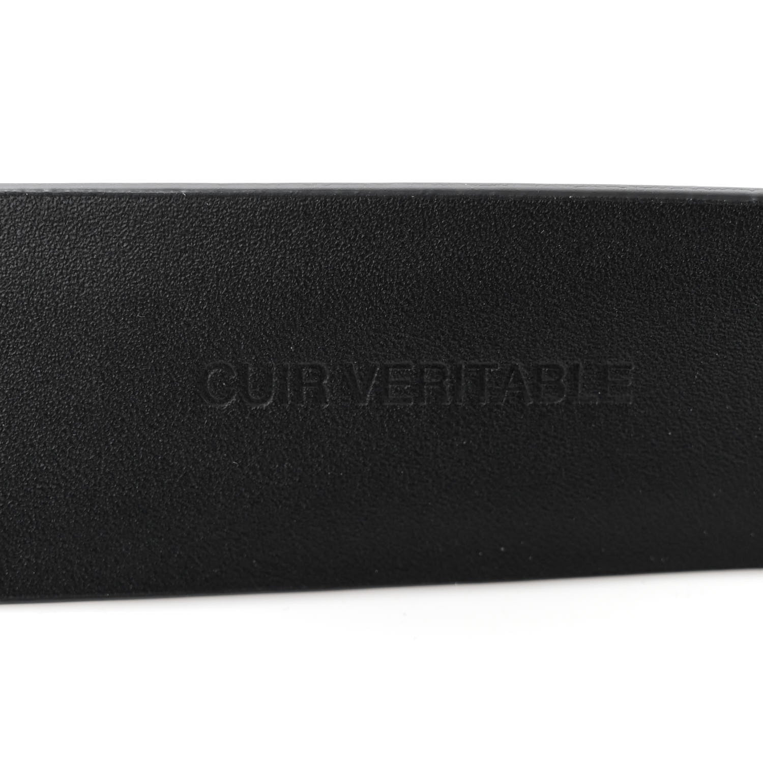 Chanel Calfskin Crystal Pearl Caviar CC Belt 90 36 Black 5 of 6