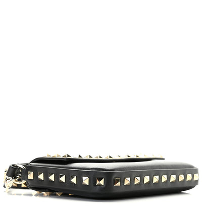 Valentino Garavani Vitello Rockstud Crossbody Pouch Black 3 of 12