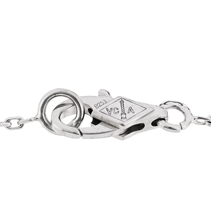 Van Cleef & Arpels 18K White Gold Diamond Sweet Alhambra Bracelet 3 of 6