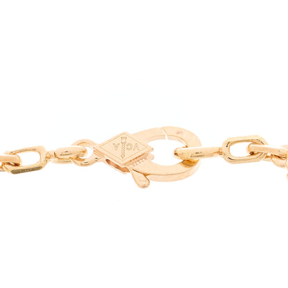 Van Cleef & Arpels 18K Rose Gold 5 Motifs Vintage Alhambra Bracelet 2 of 6