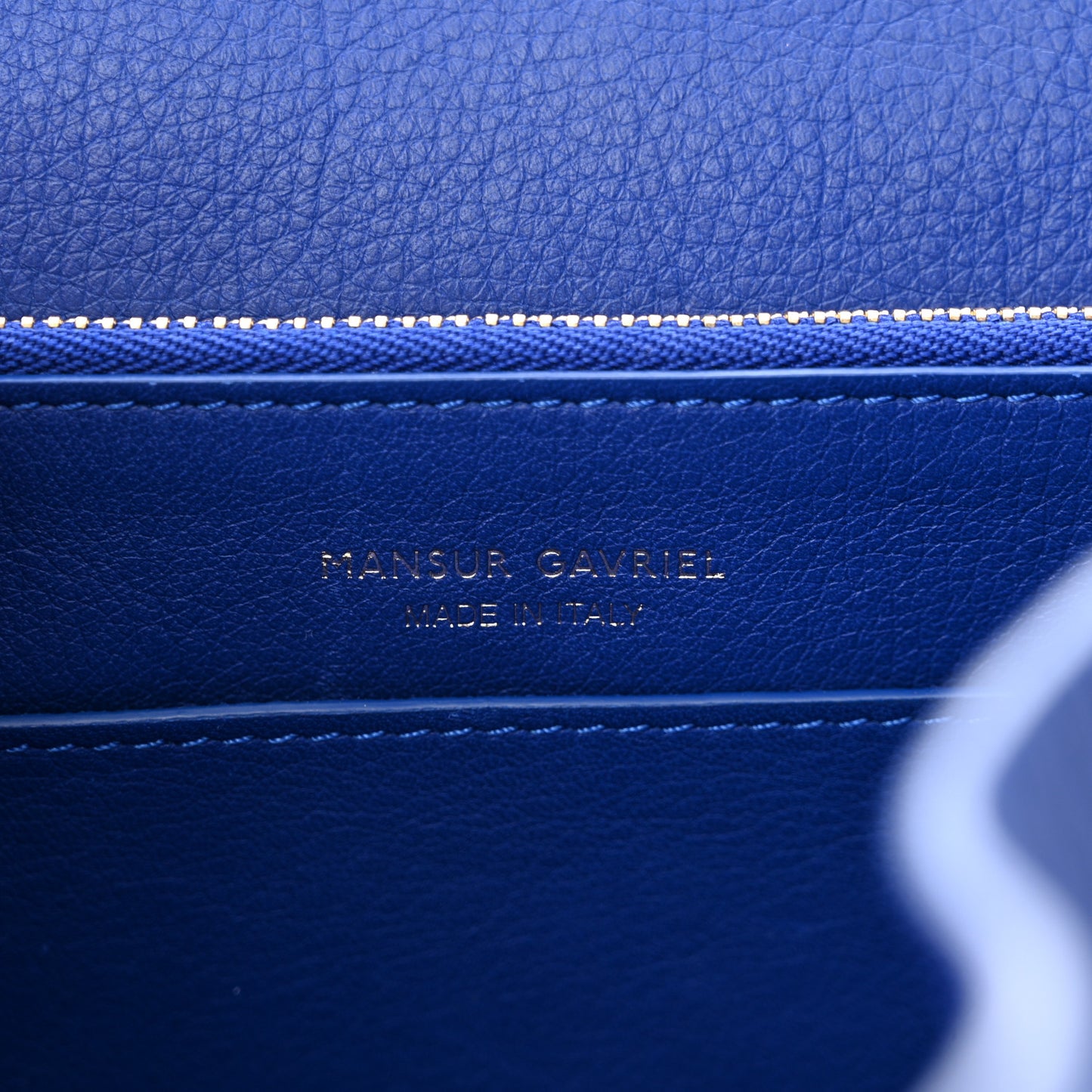 Tumbled Calfskin Lady Bag Royal
