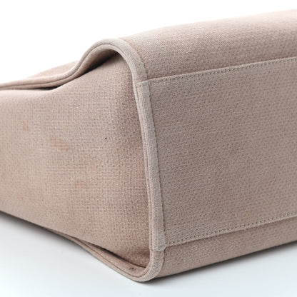 Chanel Canvas Medium Deauville Tote Ecru 10 of 11