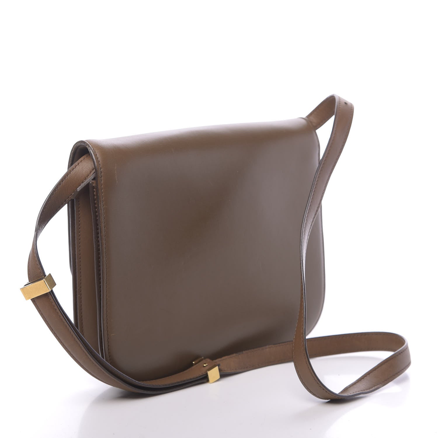 Celine Box Calfskin Medium Classic Box Flap Bag Camel 3 of 17