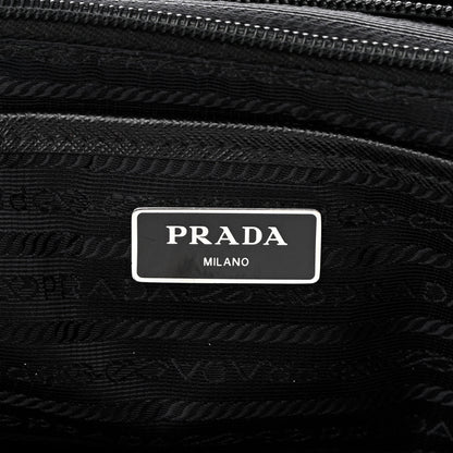 Prada Tessuto Nylon Saffiano Medium Backpack Black 5 of 13