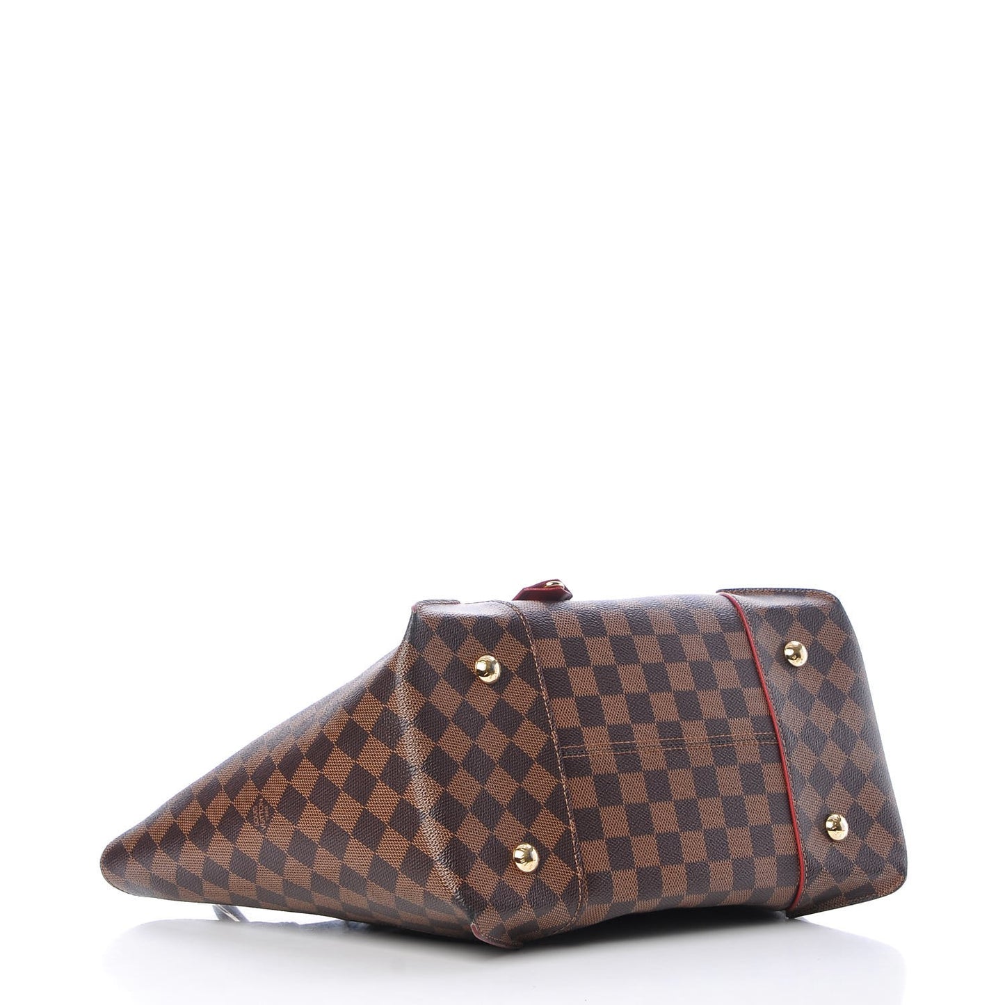 Damier Ebene Caissa Tote MM Cherry