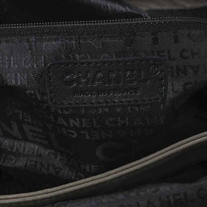 Chanel Lambskin Chain Hobo Grey 6 of 10