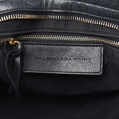 Balenciaga Agneau Laser Cut Cross Classic Gold Hardware City Black 10 of 16