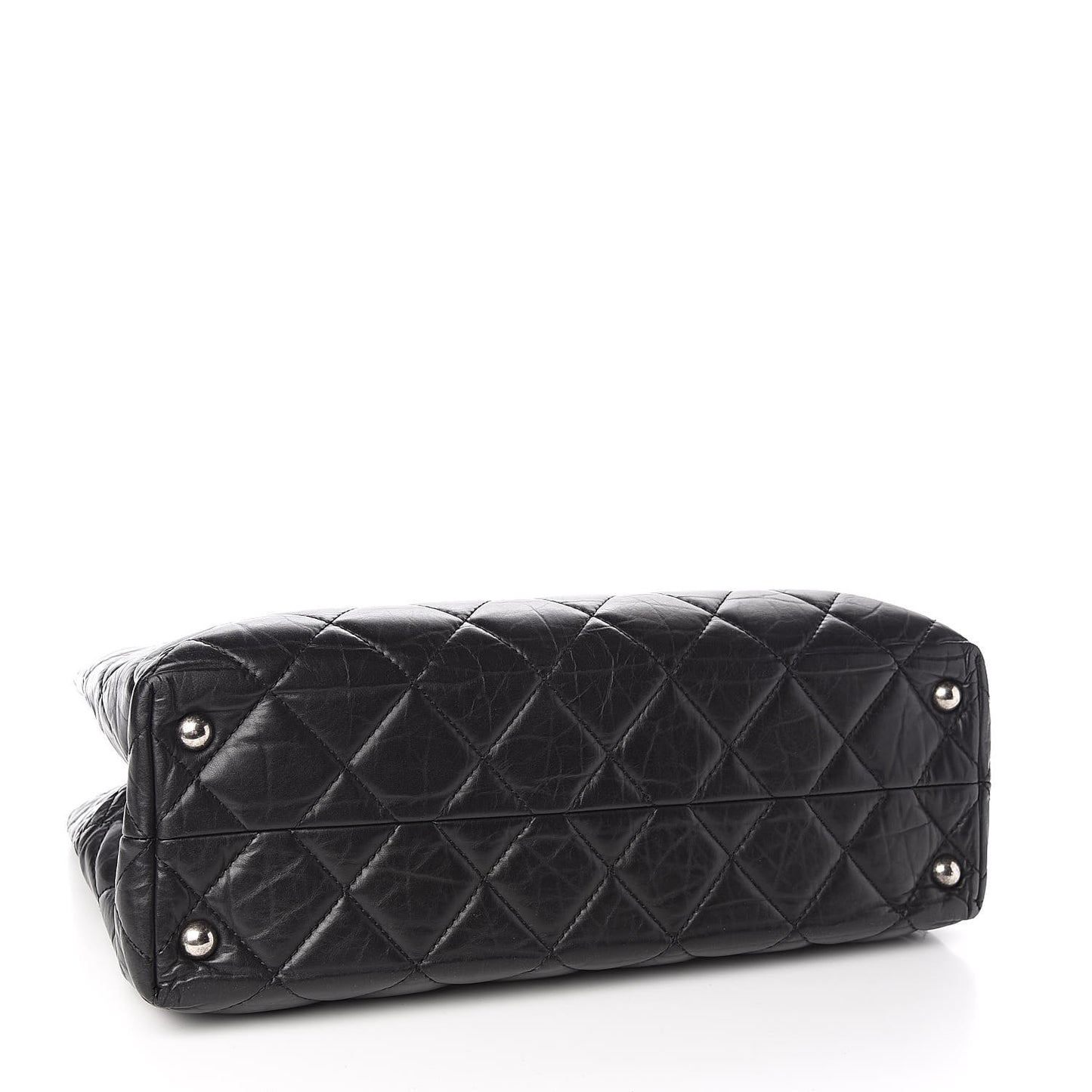 Aged Calfskin Quilted Reissue 2.55 Tote Black