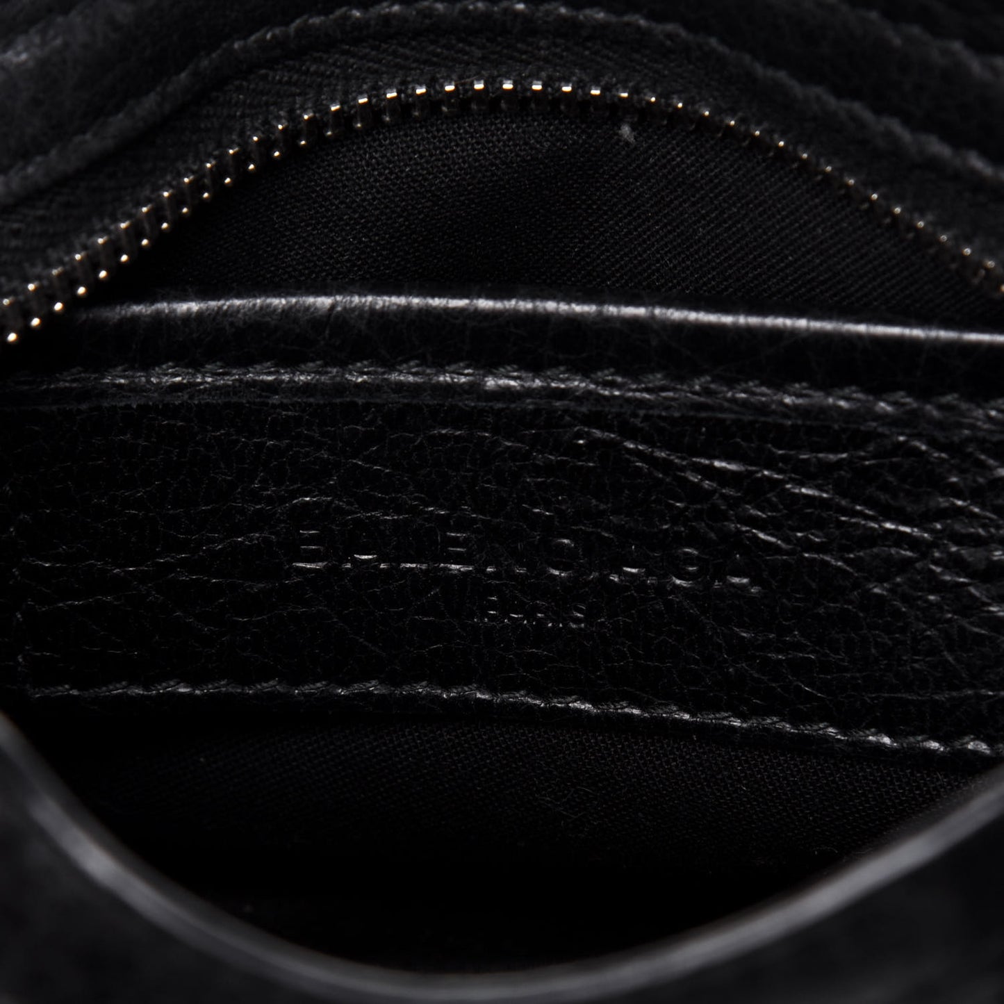 Agneau Classic Silver Hardware Nano City Black