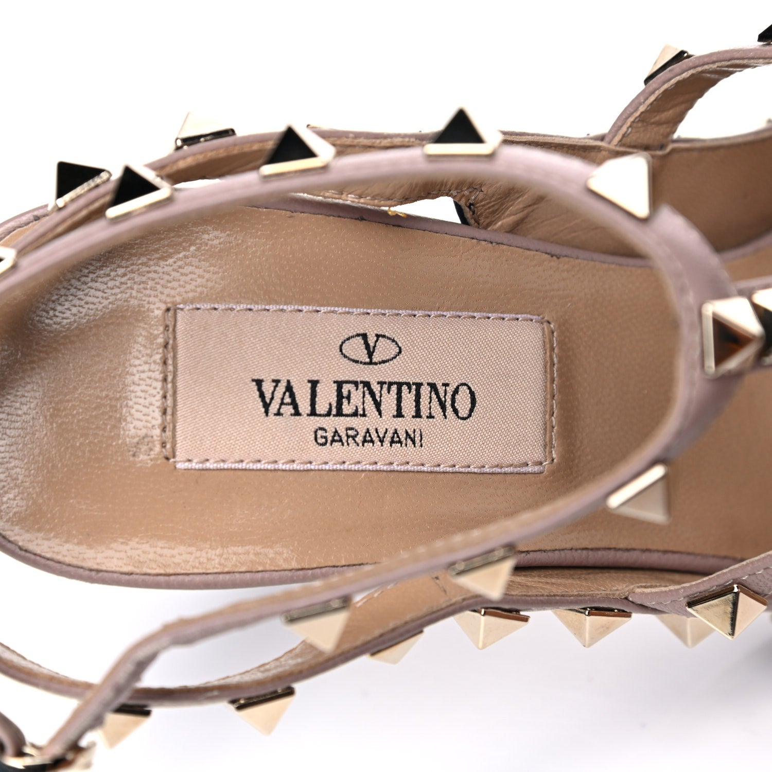 Valentino Garavani Nappa Rockstud Ankle Strap 100mm Pumps 36 Marine Poudre 11 of 14