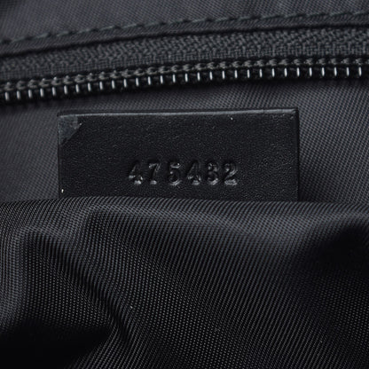 Gucci GG Supreme Monogram Web Flap Messenger Bag Black 8 of 8