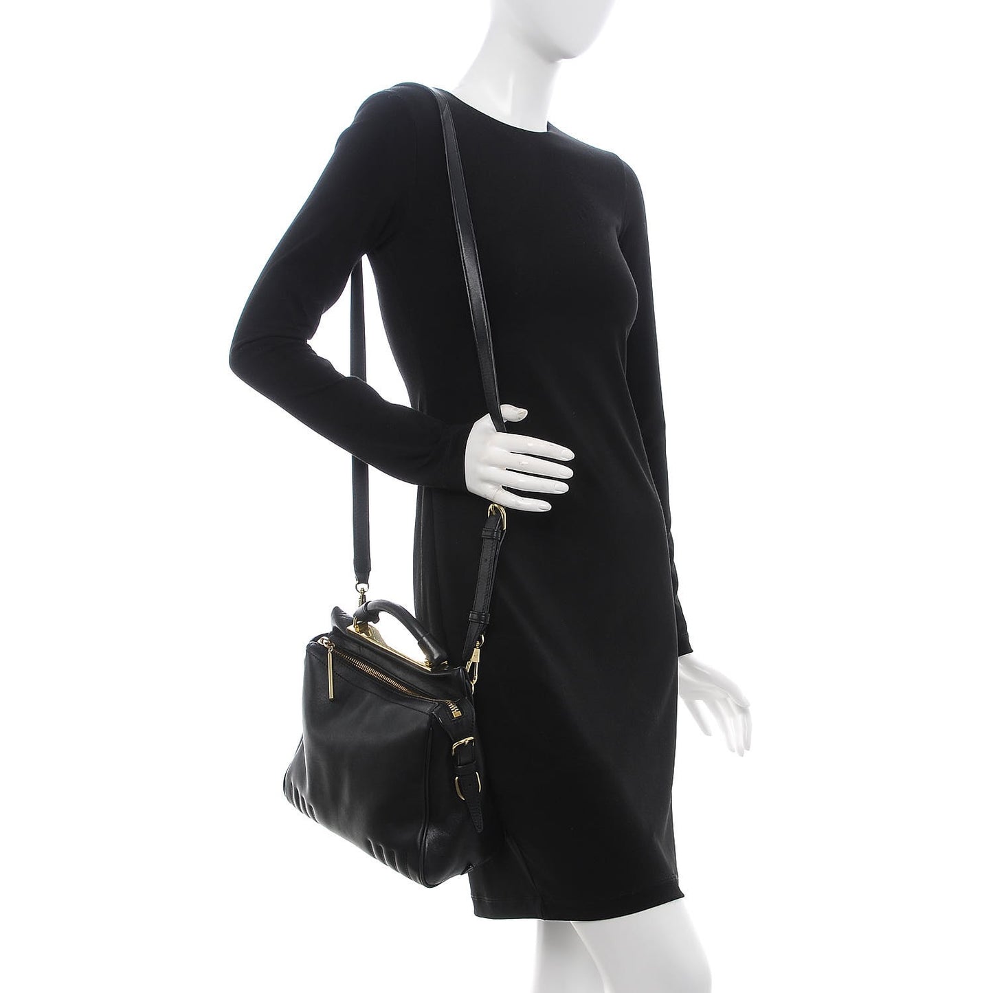 3.1 Calfskin Small Ryder Satchel Black