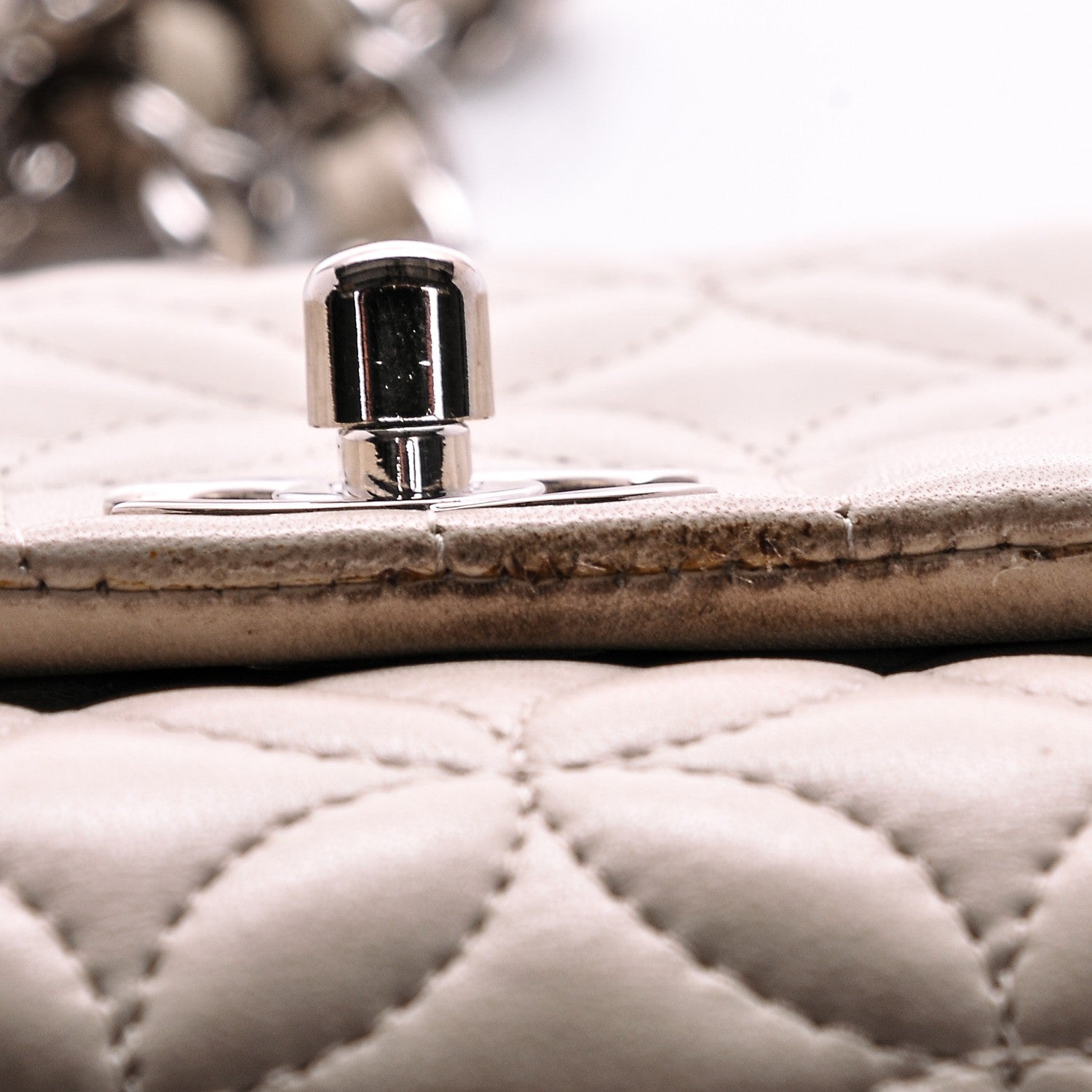 Chanel Lambskin Lady Graphic Flap Ivory 10 of 10