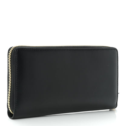 Gucci Apollo Calfskin GG Dadini Embroidered Zip Around Wallet Black 3 of 9