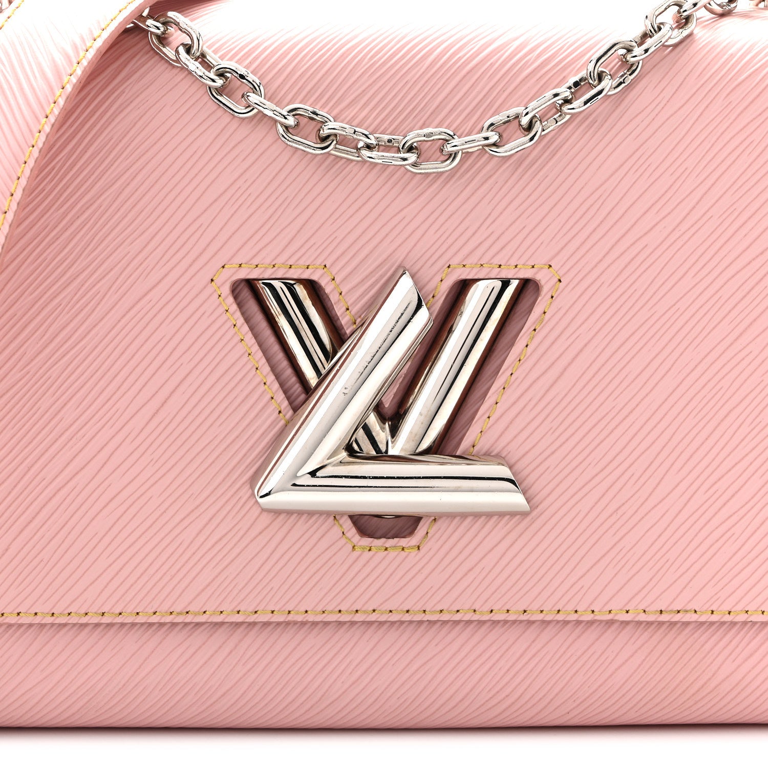 Louis Vuitton Epi Twist Shoulder Bag MM  Rose Ballerine 8 of 10