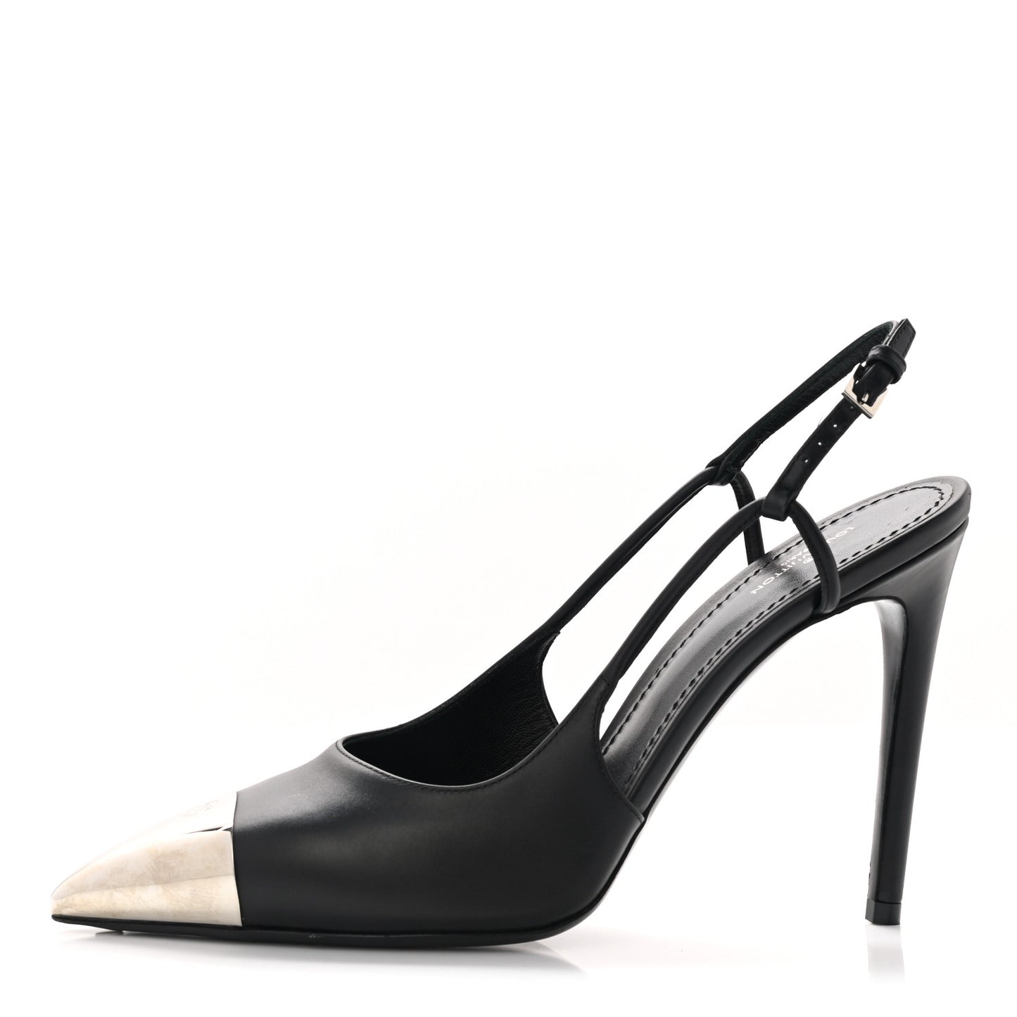 Calfskin Urban Twist Slingback Pumps 39 Black